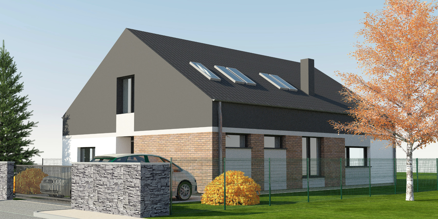 Ogrody 604 - Prusim - Wizualizacja 01