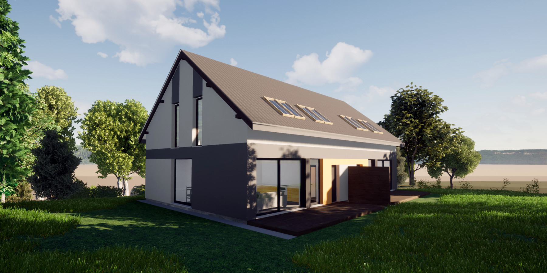 Ogrody 604 - Mieściska - Wizualizacja 02